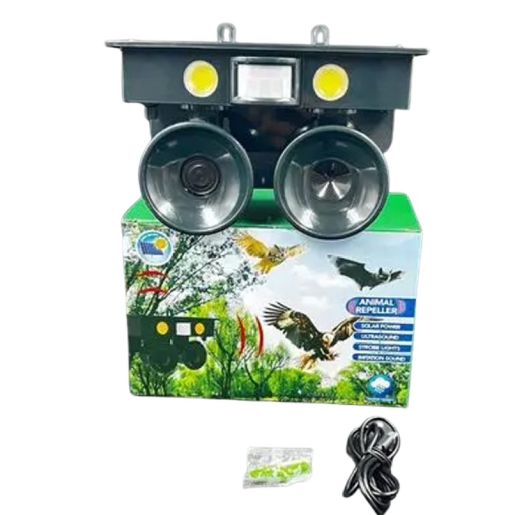 ηλιακή-συσκευή-απώθησης-ζώων-με-υπερήχους-led-φωτισμό-εκφοβισμού